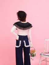 Frill Lily Denim - MAISON MARBLE