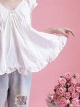 Frill Margot Tops - MAISON MARBLE