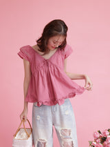 Frill Margot Tops - MAISON MARBLE