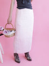 Frill Pencil Skirt - MAISON MARBLE