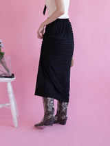 Frill Pencil Skirt - MAISON MARBLE
