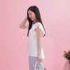 Frill Peplum Blouse - MAISON MARBLE