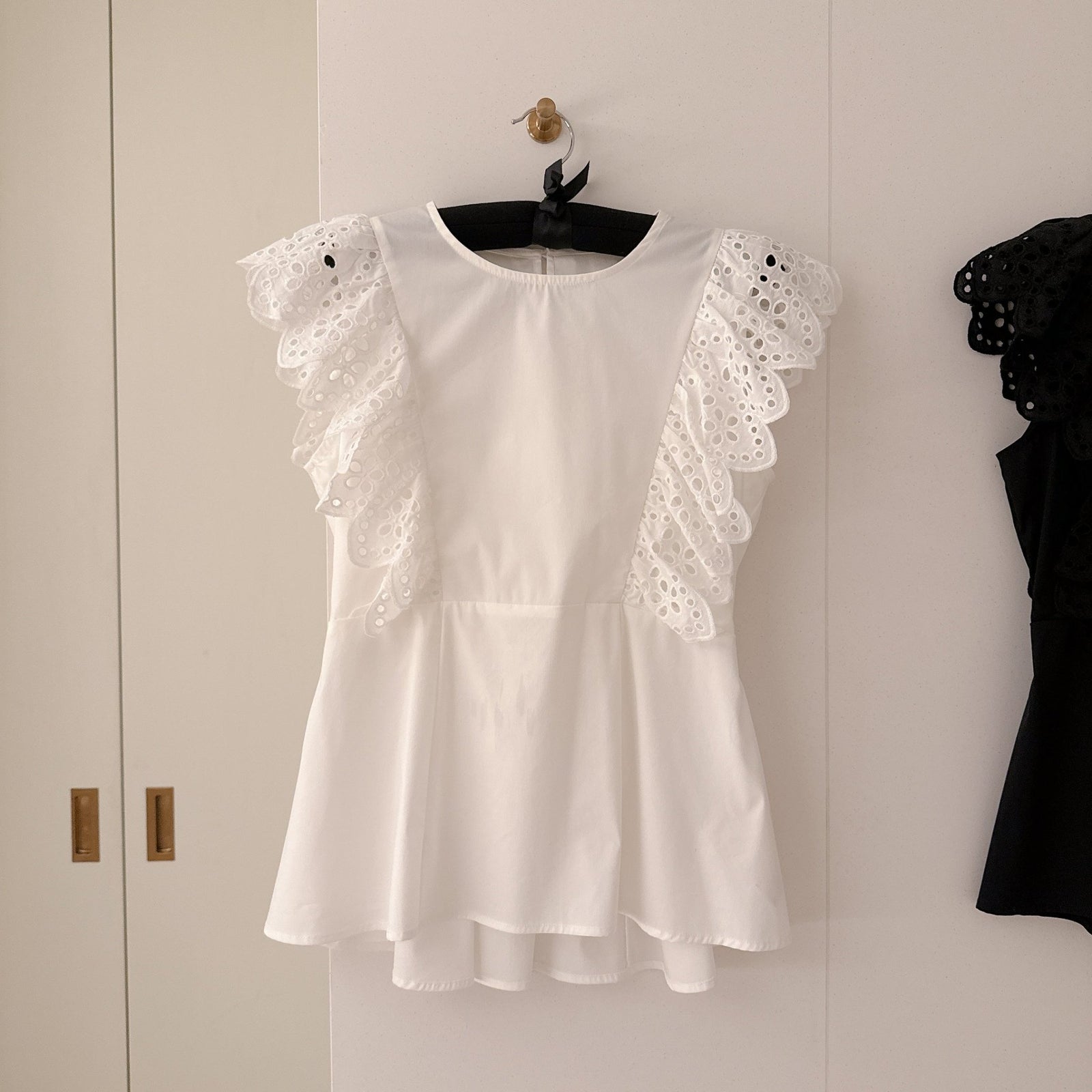 Frill Peplum Blouse – MAISON MARBLE Frill Peplum Blouse – MAISON MARBLE