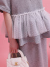 Frill Peplum Set - MAISON MARBLE
