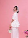 Frill Peplum Set - MAISON MARBLE