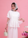 Frill Peplum Set - MAISON MARBLE