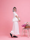 Frill Peplum Set - MAISON MARBLE