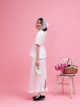 Frill Peplum Set - MAISON MARBLE