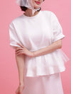 Frill Peplum Set - MAISON MARBLE