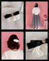 Frill Ribbon Barette Nana - MAISON MARBLE