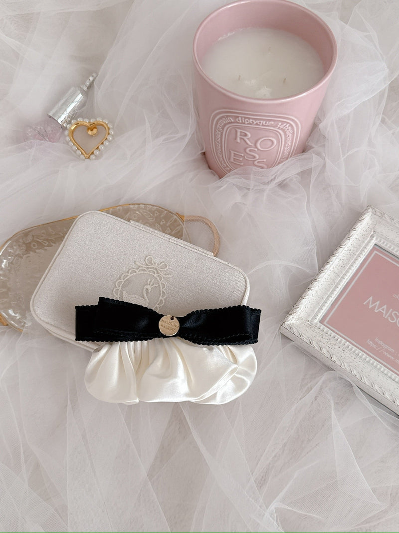 Frill Ribbon Barette Nana - MAISON MARBLE