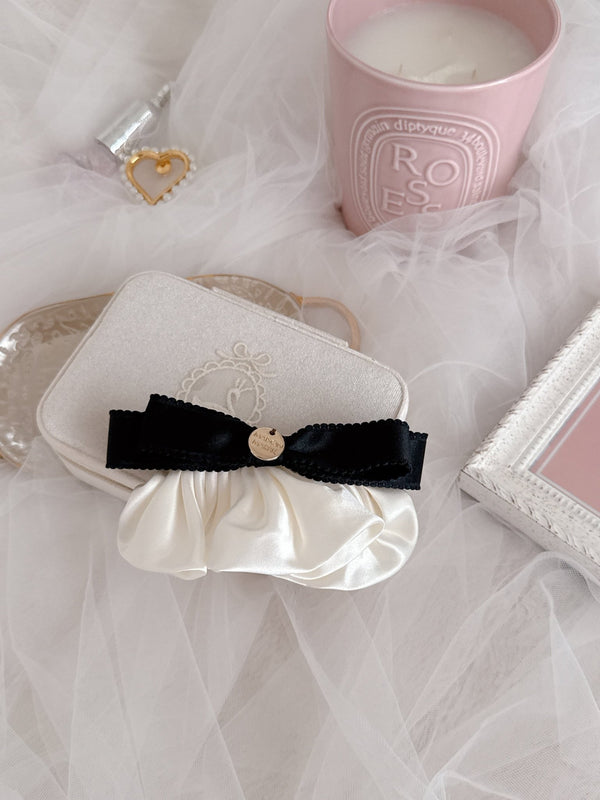 Frill Ribbon Barette Nana - MAISON MARBLE