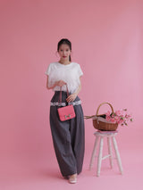 Frill Wide Pants - MAISON MARBLE