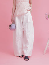 Frill Wide Pants - MAISON MARBLE