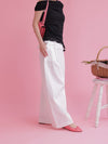 Frill Wide Pants - MAISON MARBLE