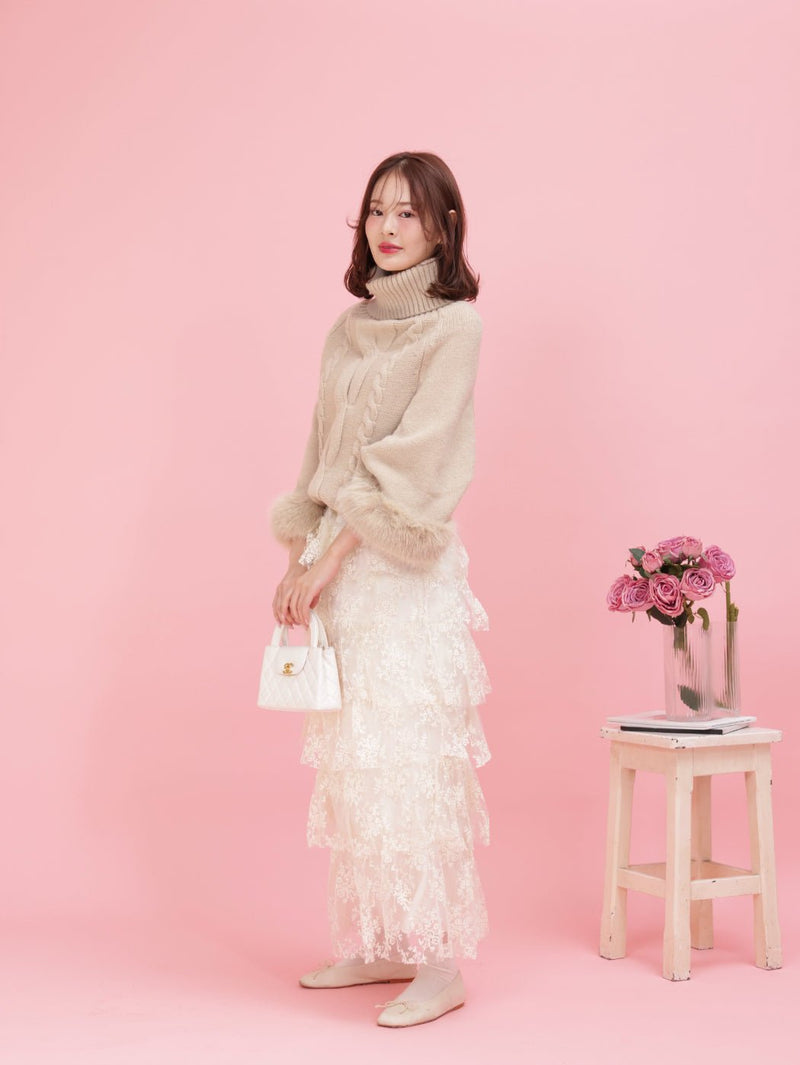 Fur Dolman Knit - MAISON MARBLE