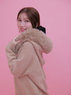 Fur Hoodie Knit - MAISON MARBLE