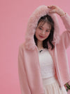 Fur Knit Hoodie - MAISON MARBLE