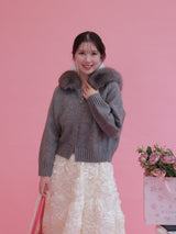Fur Knit Hoodie - MAISON MARBLE