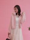 Fur Knit Hoodie - MAISON MARBLE