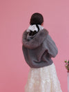 Fur Knit Hoodie - MAISON MARBLE