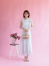 Gingham Frill Dress - MAISON MARBLE