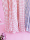 Gingham Frill Dress - MAISON MARBLE