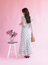Gingham Frill Dress - MAISON MARBLE