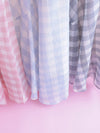 Gingham Frill Dress - MAISON MARBLE