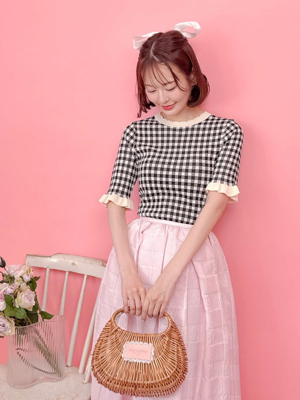 Gingham Frill Tops - MAISON MARBLE