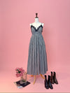 Gingham Long Dress - MAISON MARBLE