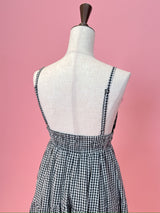 Gingham Long Dress - MAISON MARBLE
