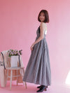Gingham Long Dress - MAISON MARBLE