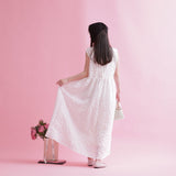 Gingham Sheer Dress - MAISON MARBLE