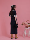 Girly Rib Knit Dress - MAISON MARBLE
