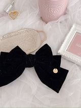 Glitter Ribbon Barette - MAISON MARBLE