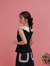 Grace Collar Tops - MAISON MARBLE