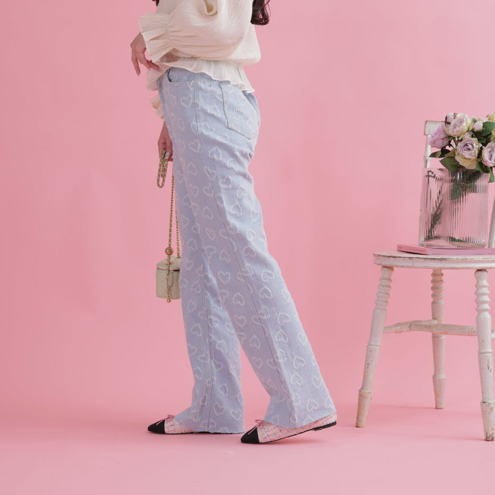 メゾンマーブル　maison marble Heart Denim Pants 再販】Heart Denim Pants – MAISON MARBLE