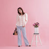 Heart Denim Pants - MAISON MARBLE