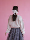 Heart Frill Sweater - MAISON MARBLE