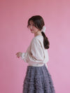 Heart Frill Sweater - MAISON MARBLE