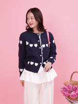 Heart Me Cardigan - MAISON MARBLE