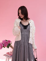 Heart Pon Pon Cardigan - MAISON MARBLE