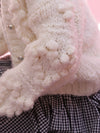 Heart Pon Pon Cardigan - MAISON MARBLE