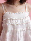 Hem Lace Flair Cami - MAISON MARBLE