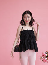 Hem Lace Flair Cami - MAISON MARBLE