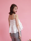 Hem Lace Flair Cami - MAISON MARBLE