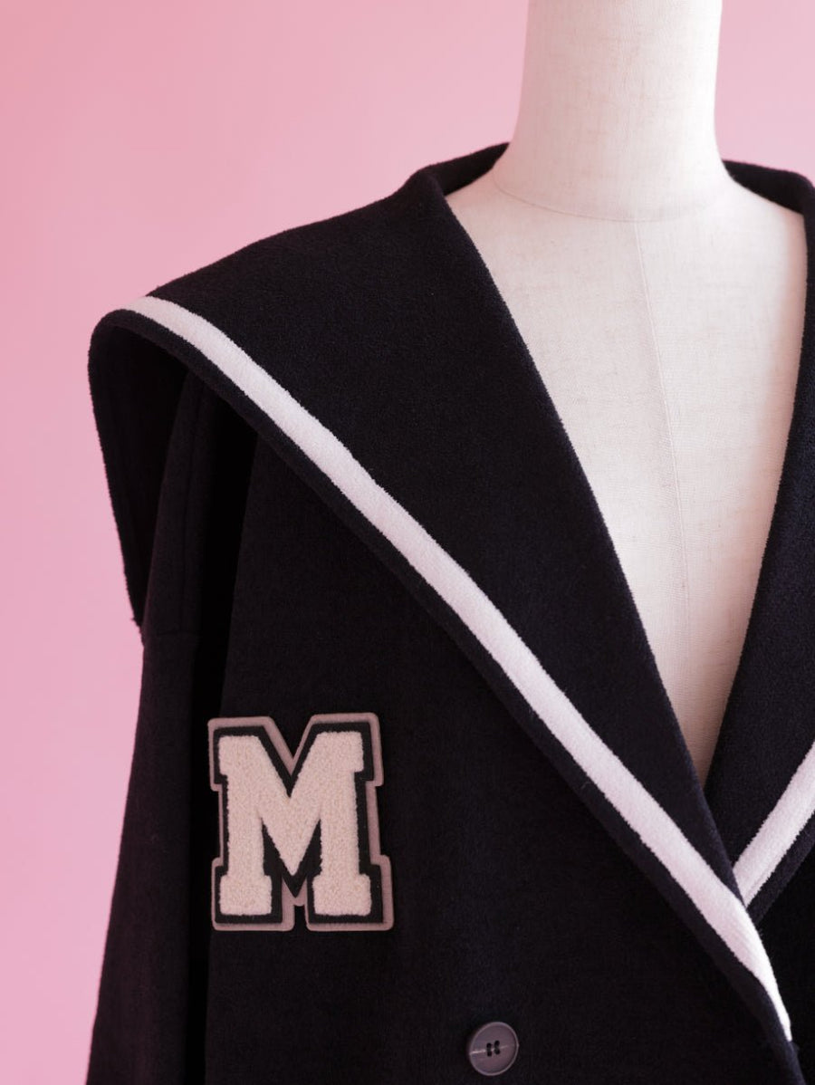 新品,未使用 MAISON MARBLE セーラーガウン 在庫調整】Initial Sailor