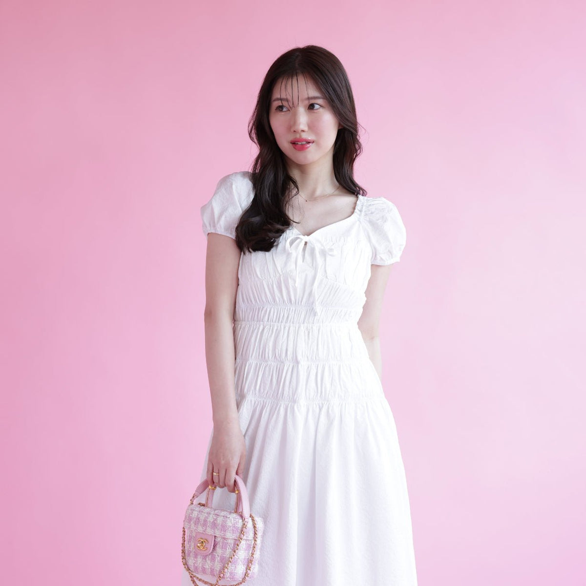 再販】Isabelle Puff Dress – MAISON MARBLE