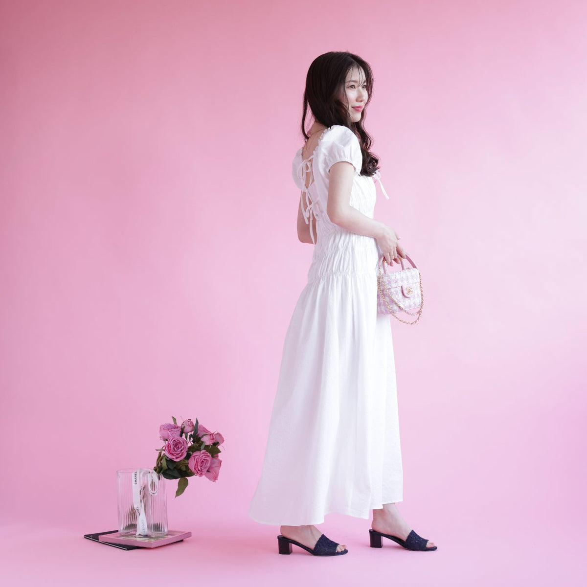 再販】Isabelle Puff Dress – MAISON MARBLE